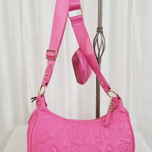 Exclusive Juicy Couture Puff Haft Moon Crossbody Style: 11JCCMLMX-LJP - Picture 7 of 16